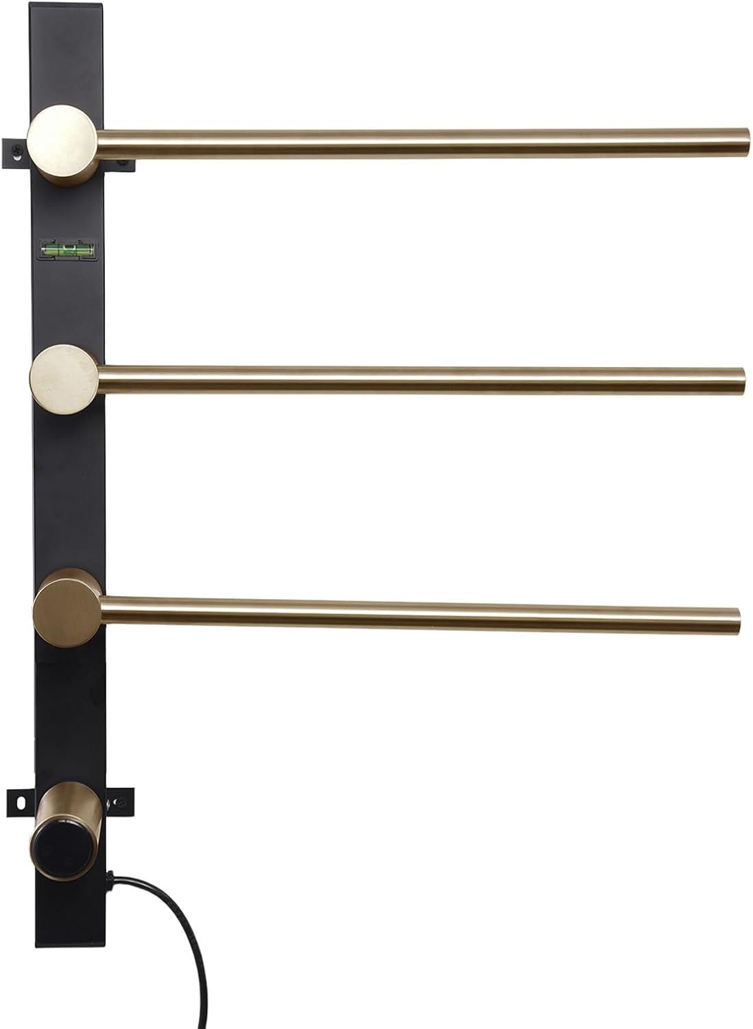 Heated Towel Warmer - 3 Towel Warming Rack | Electric Towel Warmer with Adjustable Temperature, Timer, LED Display for Hotel Home Bathroom