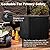 Deck Box 30 Gallon Outdoor Storage Box for Food Deliveries, Patio Tools, Outdoor Cushions & Pillows, Garden Supplies, Pet Stuff and Pool Accessories, Black (Delivery Sign & Lock Included)