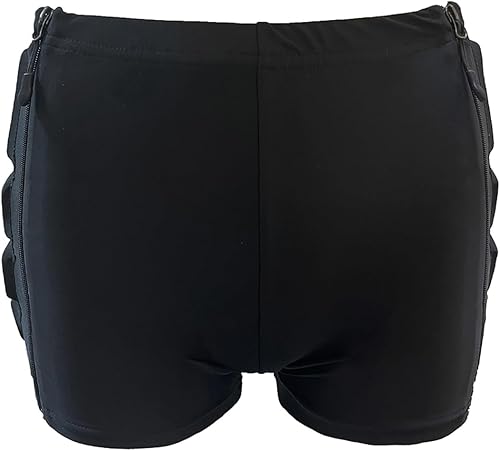 Miniatura 5 de Topeter Pantalones cortos protectores acolchados para patinaje, pantalones cortos de impacto de snowboard para esquí, almohadillas protectoras de
