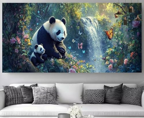 Broderie diamant papillon XXL 30x90cm kit complet cristal strass M-Y951
