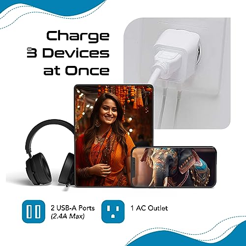 Ceptics CTU-10 India, Nepal, Bangladesh Travel Adapter Plug thumb #7