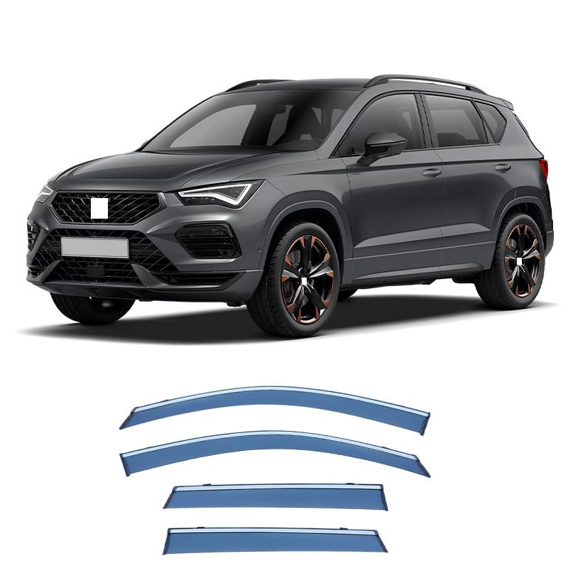 Deflectores de aire Cupra Ateca para viajar en familia sin vaho ni calor