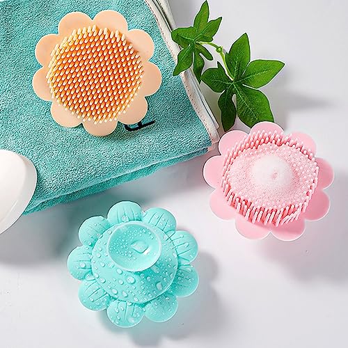 Image of Baby Cradle Brush - Silicone Massage & Exfoliator Brush for Newborns to Toddlers (Green)