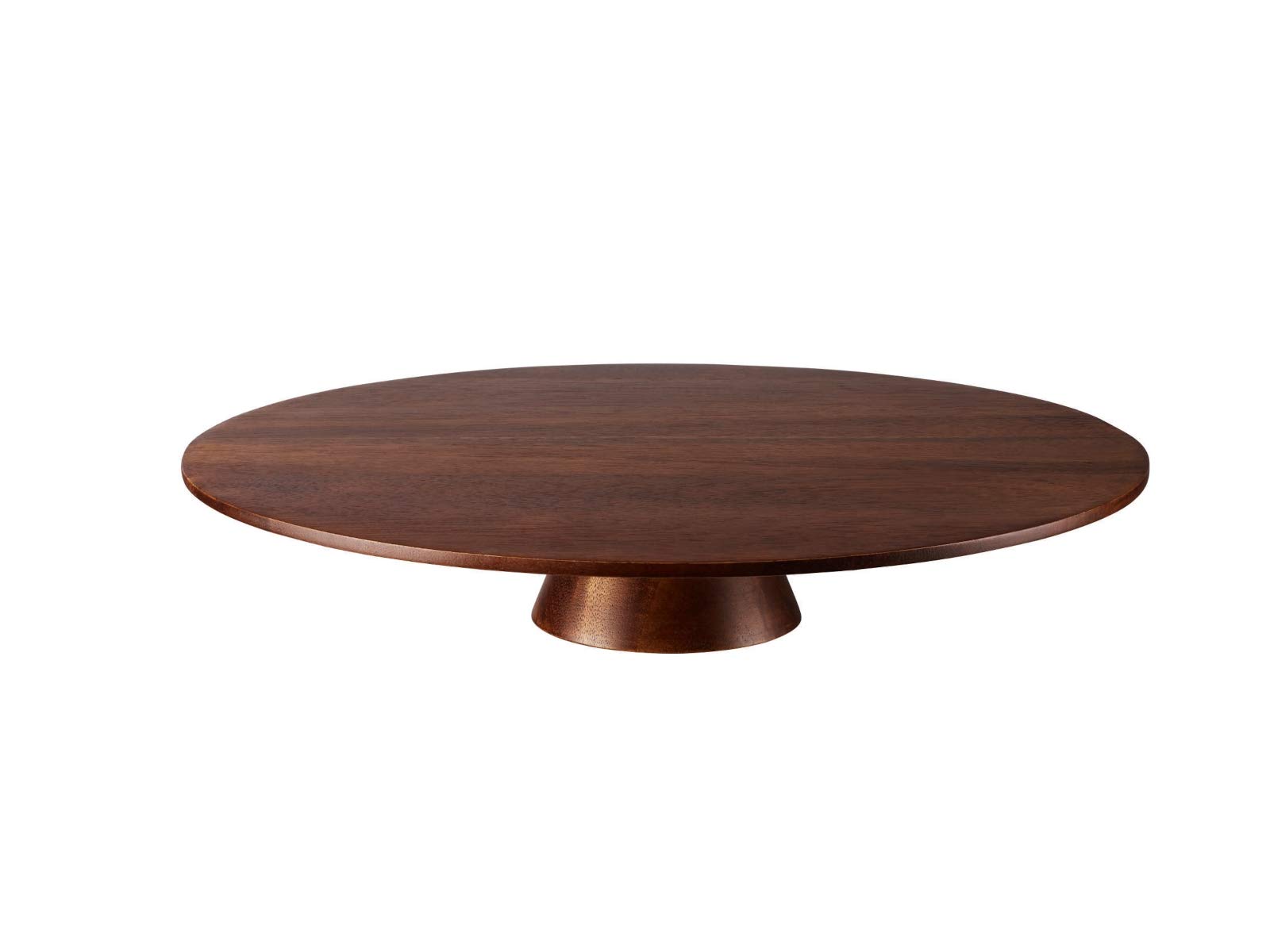 Wooden Food Stand, D. 35 cm H. 6,5 cm, Akazie - Wood
