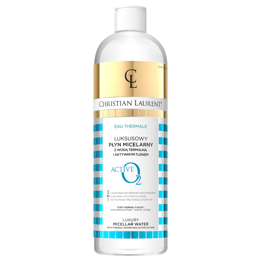 EVELINE COSMETICSChristian Laurent Luxury Micellar Water with Thermal Water and Active Oxygen 500ML