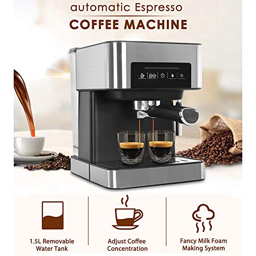 Cafetera Espresso Tradicional con Bomba 20 Bar 1.5 L miniatura 2