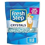 Fresh Step Crystals, Premium Cat Litter, Scented, 8 Pounds (Package May Vary)