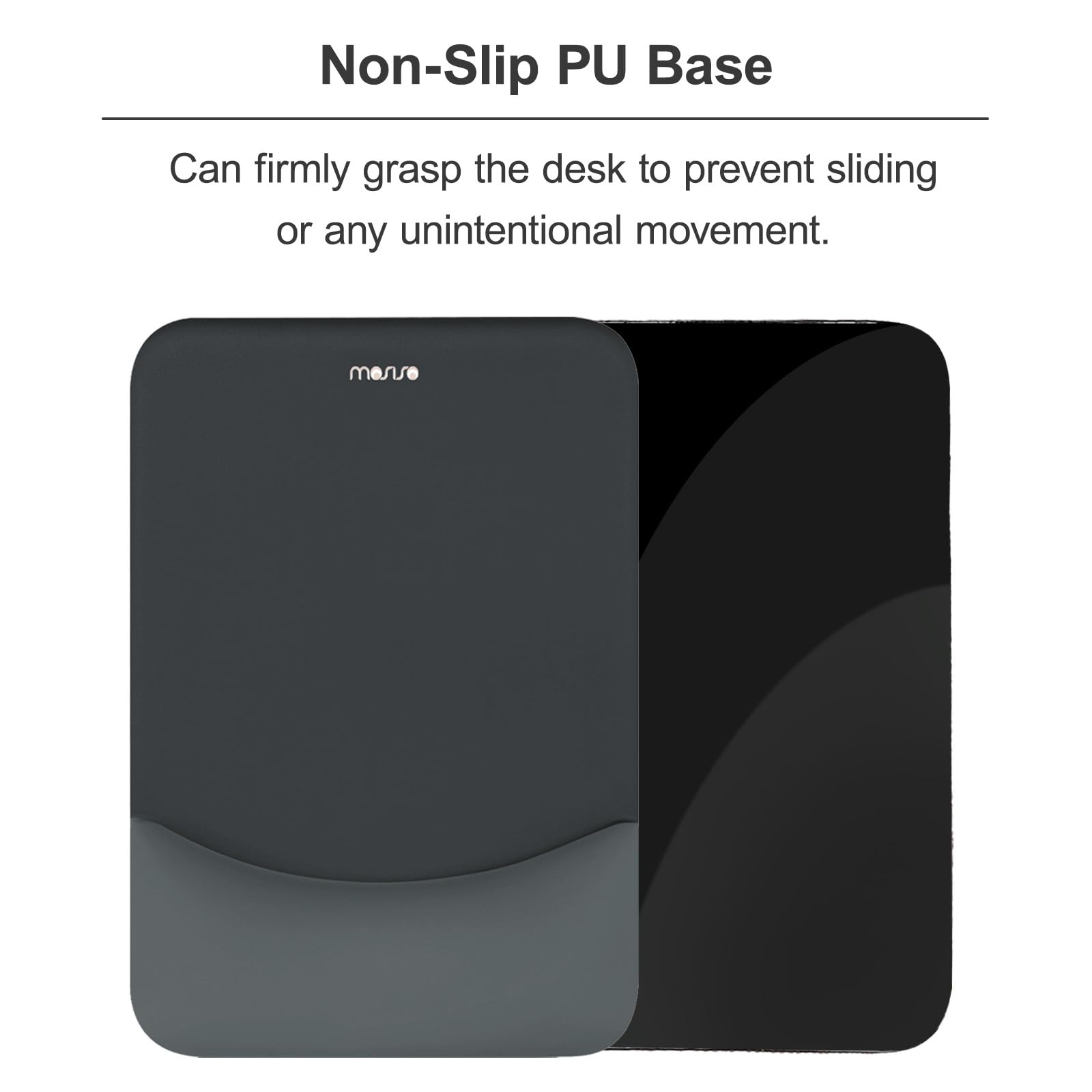 MOSISO Large Mouse Pad & Wrist Rest Set - Ergonomic Blue Marble Desk Mat