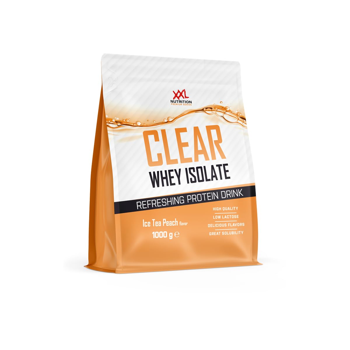 XXL Nutrition - Clear Whey Isolate - Protein Limo, Protein Isolat - Ice Tea Peach - 1000 Gramm