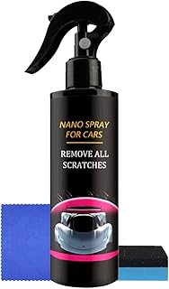 Car Scratch Repair Nano Spray, 2022 New 250ml Car Scratch Repair Nano Spray White, Nano Car Scratch Repair Polish Spray, Fast Repair Scratches Portable Nano Spray Car Repair Agent for All Car Body