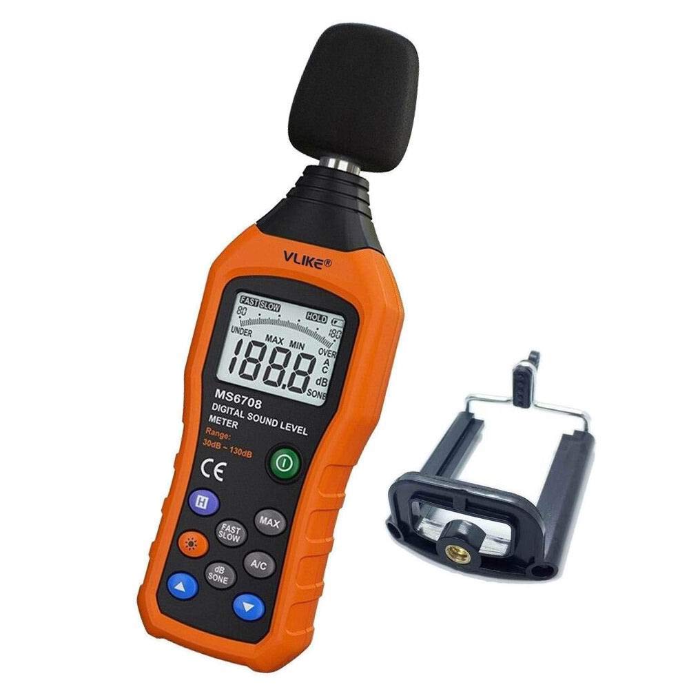Decibel Meter,VLIKE LCD Digital Audio Noise Level Meter Sound Level