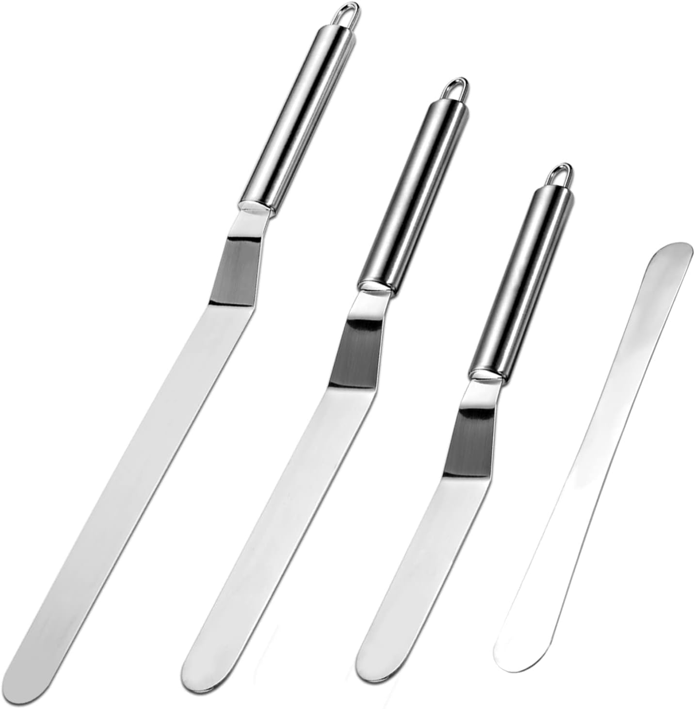 Spatules de cuisine en acier inoxydable Vinabo lot de 20 ustensiles de pâtisserie pour glaçage