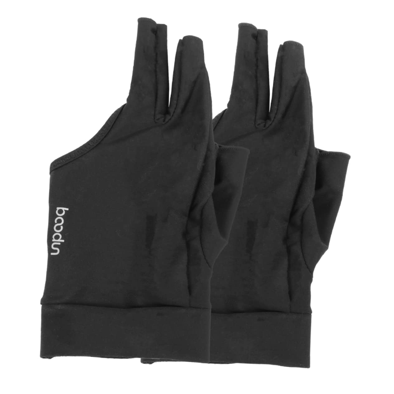 HANABASS Elastic 3 Fingers Billiards Gloves Snooker Glove Fingerless Portable Size l