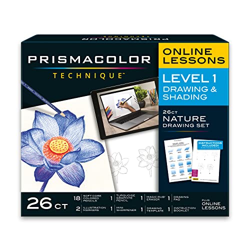 PRISMACOLOR TECHNIQUE MIXED 26PC set de dessin pour débutant nature