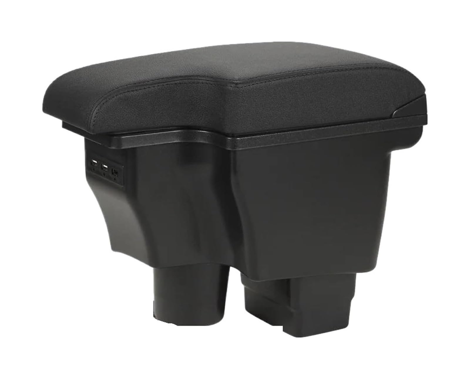 Hckclmbmzw A2 Artificial Leather For Mazda For Cx-3 For Mazda 2 For Skyactiv For Version Armrest Retrofit Car Storage Box Interior Details Usb Car Armrest Center Console(A2 Artificial Leather)