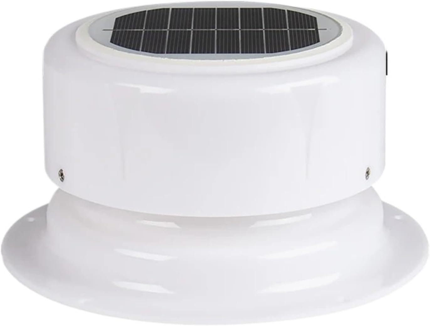 RV換気扇 RV ソーラー換気ファン ファン付きソーラー天井換気口 RV、ボート、キャンピングカー、小屋、トレーラー用 (ホワイト)