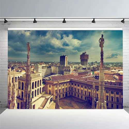 Hermoso Fondo de fotografía con impresión de Arquitectura Antigua, póster de Fiesta, Tela para Piscina 300x200cm