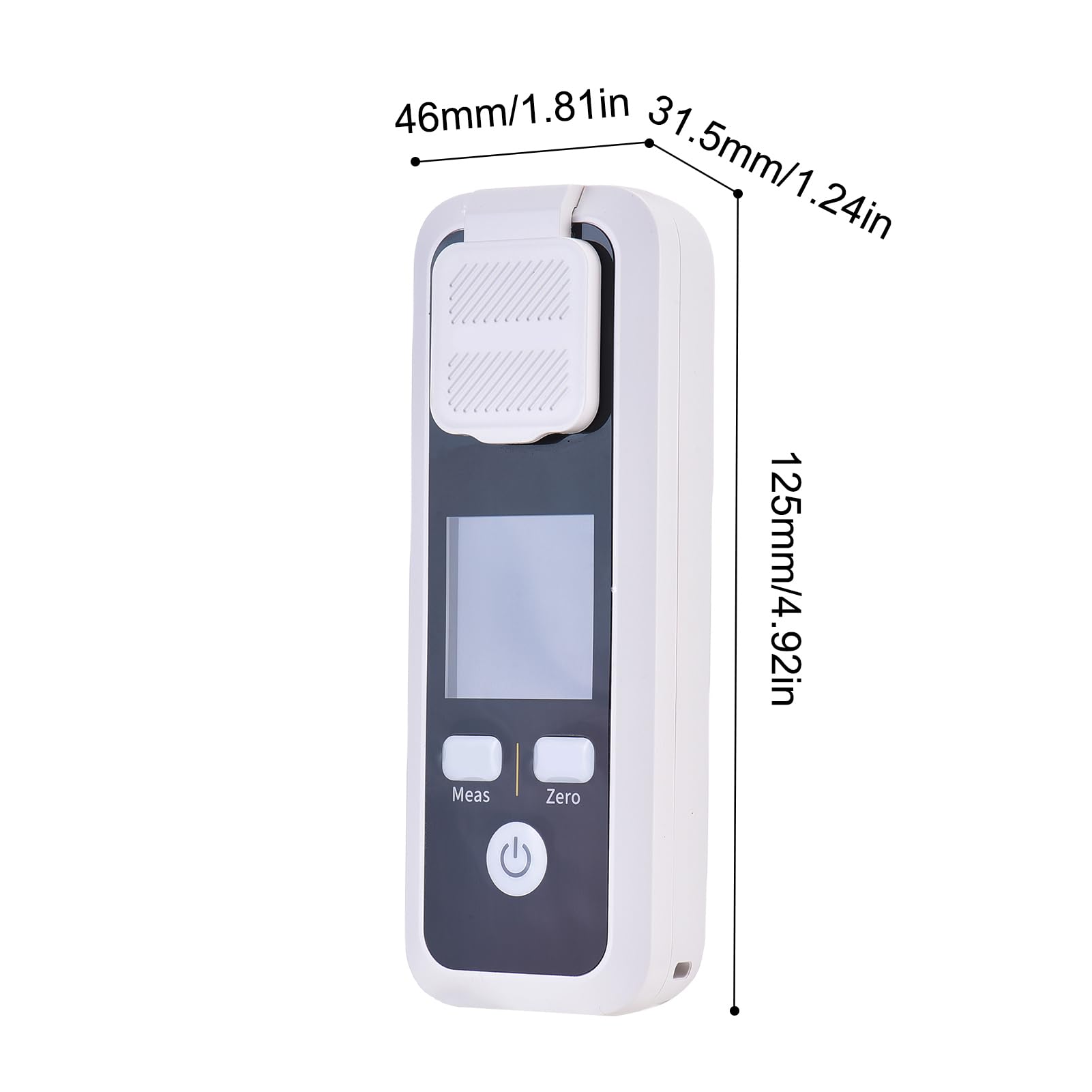Rifrattometro Digitale Portatile, Gamma 0-32% con Schermo a Colori IPS 1,54 per Analisi Alimentari, Tester del Contenuto di Zuccheri Protetto Getto D'Acqua (JBM-10)