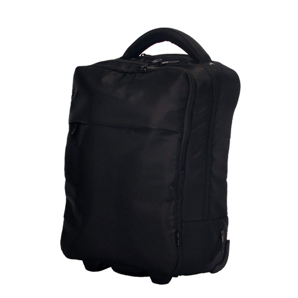 ADITAM ZHANGQIANG Trolley a 2 Ruote Ultraleggero da Portare in Cabina Bagaglio a Mano Valigia Trolley da Viaggio Borsa da Viaggio (Color : Brown, Size : 32 * 45 * 21cm) Double The Comfort