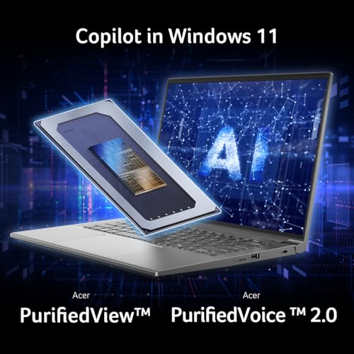 Image of Acer Swift X 14 Laptop | 14.5 inch OLED 2880 x 1800 120Hz Calman Verified | Unlock AI Experiences | Intel Core Ultra 7 Processor 155H | NVIDIA GeForce RTX 4060 | 16GB LPDDR5X | 1TB SSD | SFX14-72G-77NJ