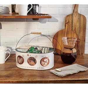 Primitives by Kathy Good Idea Dining Caddy, 12" x 5.50" x 8", Multi-Color Primitives by Kathy Good Idea Dining Caddy 12 x 550 x 8 Multi Color