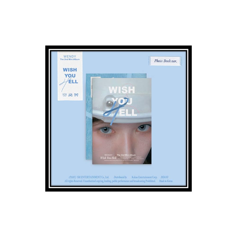 Mini album photo Wendy Wish You Hell cadeau idéal en velours rouge pour fans