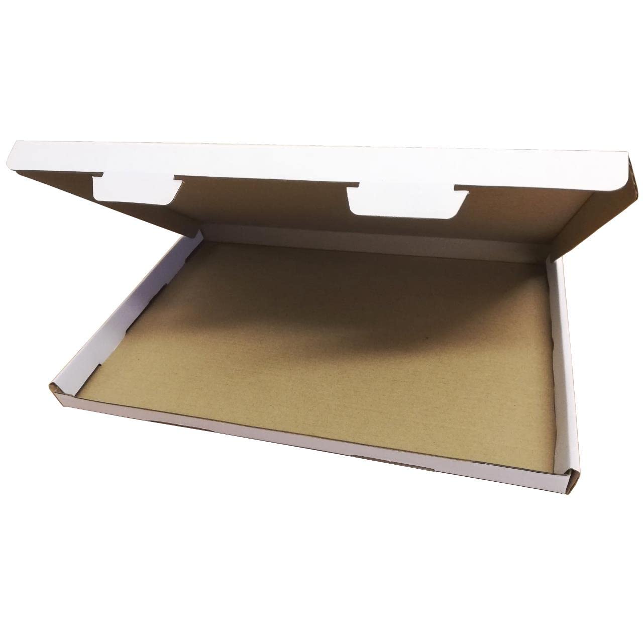 30 x C4 A4 White Box With Flap Lock 345x240x22mm (13.6x9.5x0.8") RM Large Letter Cardboard Shipping Mailing Boxes โ image 1