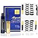 12 Pairs 3D Magnetic Eyelashes Kit With 3 Tubes Of Magnetic Eyeliner Magnetic Lashliner For Use with Magnetic False Lashes Natural Look,Easier To Use Than Traditional Magnetic Eyelashes No Glue Needed