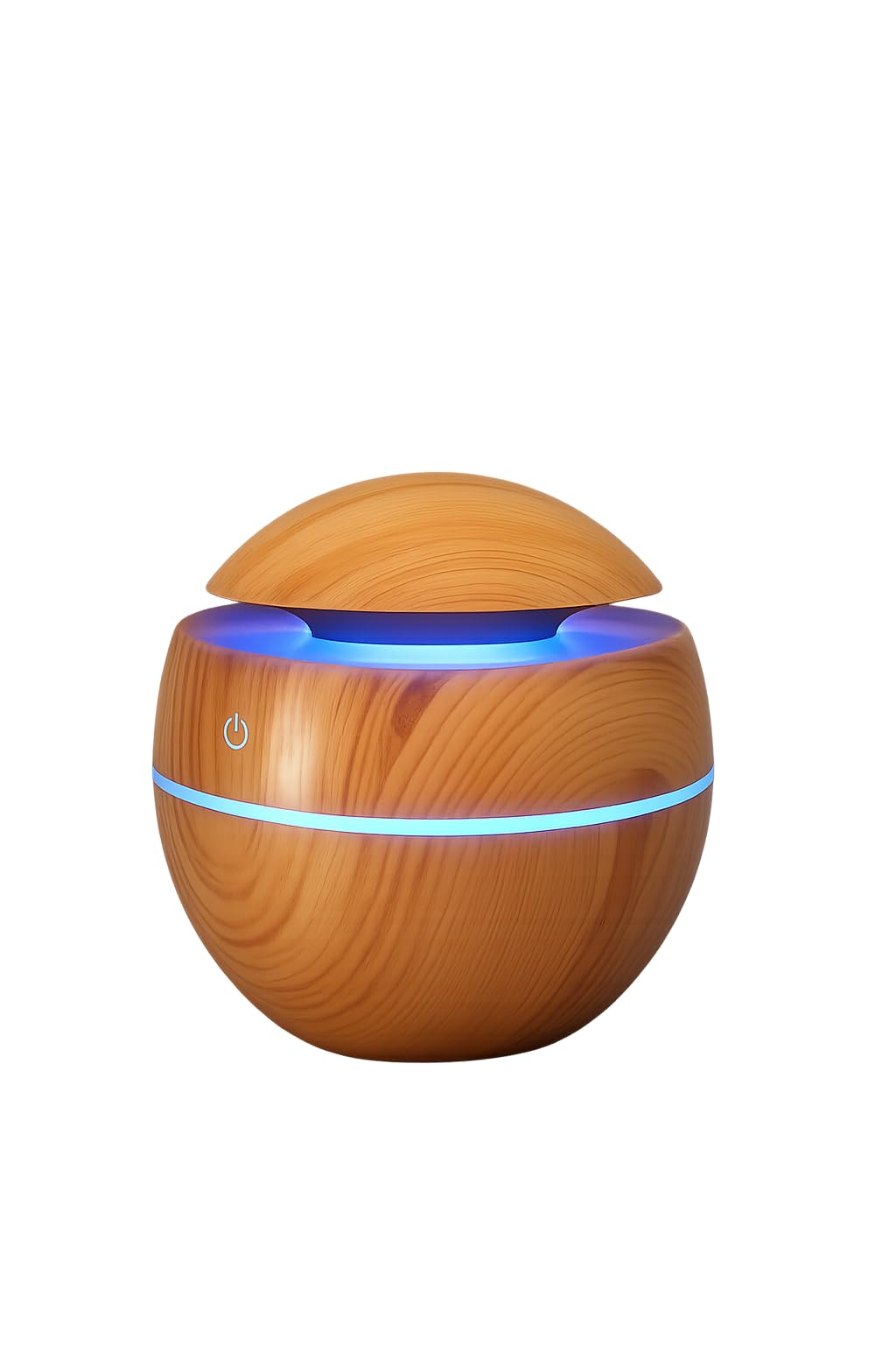 Ultrasonic Aroma Humidifier Wood Grain USB, 200ml, Colour Changing LED, Whisper Quiet Operation, For Home Office Car, Aromatherapy Benefits-image-20