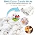 DINGPAI Candle Making Kit, DIY Candles Craft Tools,1pc Candle Make Pouring Pot,50pcs Candle Wicks, 50pcs Candle Wicks Sticker and 2pcs 3-Hole Candle Wicks Holder