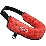 JES-BASARO (ジェスバサロ) ライフジャケット 手動膨張式 釣り 大人用 子供 腰巻き 腰 ベルトタイプ 日本国内メーカー B-Life-Jac-MN/AT 日本語取り扱い説明書 CO2高圧縮ボンベ付き (ペイズリーレッド)