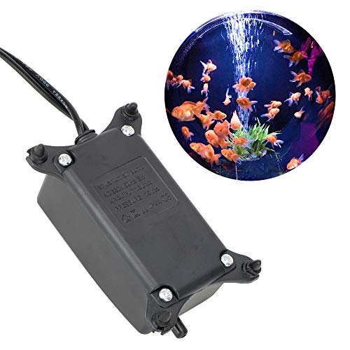 Aquarium Oxygen Pump 2 W Energy-Saving Oxygen Increasing Pump Noiseless Fish Tank Air Pump EU/US Plug (Color: EU Plug)