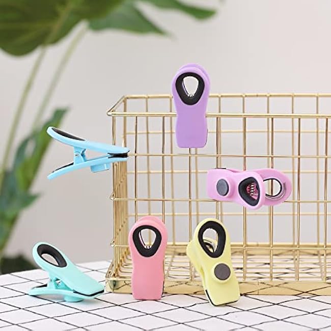 Mr. Pen- Magnetic Bag Clips 6 Pack & Drawer Organizer 8 pcs