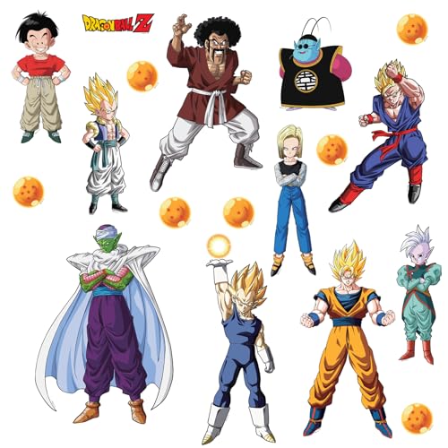 RoomMates Dragon Ball Z Characters Wall Decals, RMK5582SCS