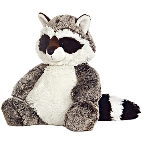 Image of Aurora® Snuggly Sweet & Softer™ Rocky Raccoon™ Stuffed Animal - Comforting Companion - Imaginative Play - Gray 11.5 Inches