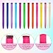 Kyerivs Extensiones de Pelo con Clip Destacadas de Fiesta Coloridas, 50 cm,...