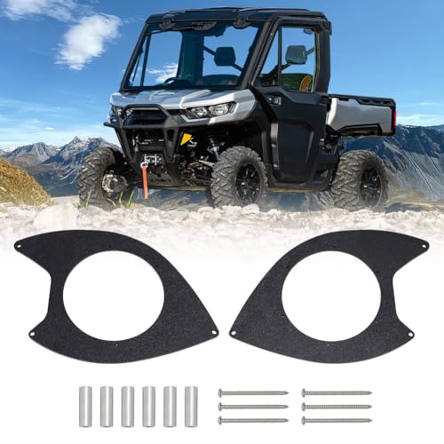 WIKIBB for Can-am Defender Overhead 6.5-inch Speaker Adapter for UTV Audio Upgrade