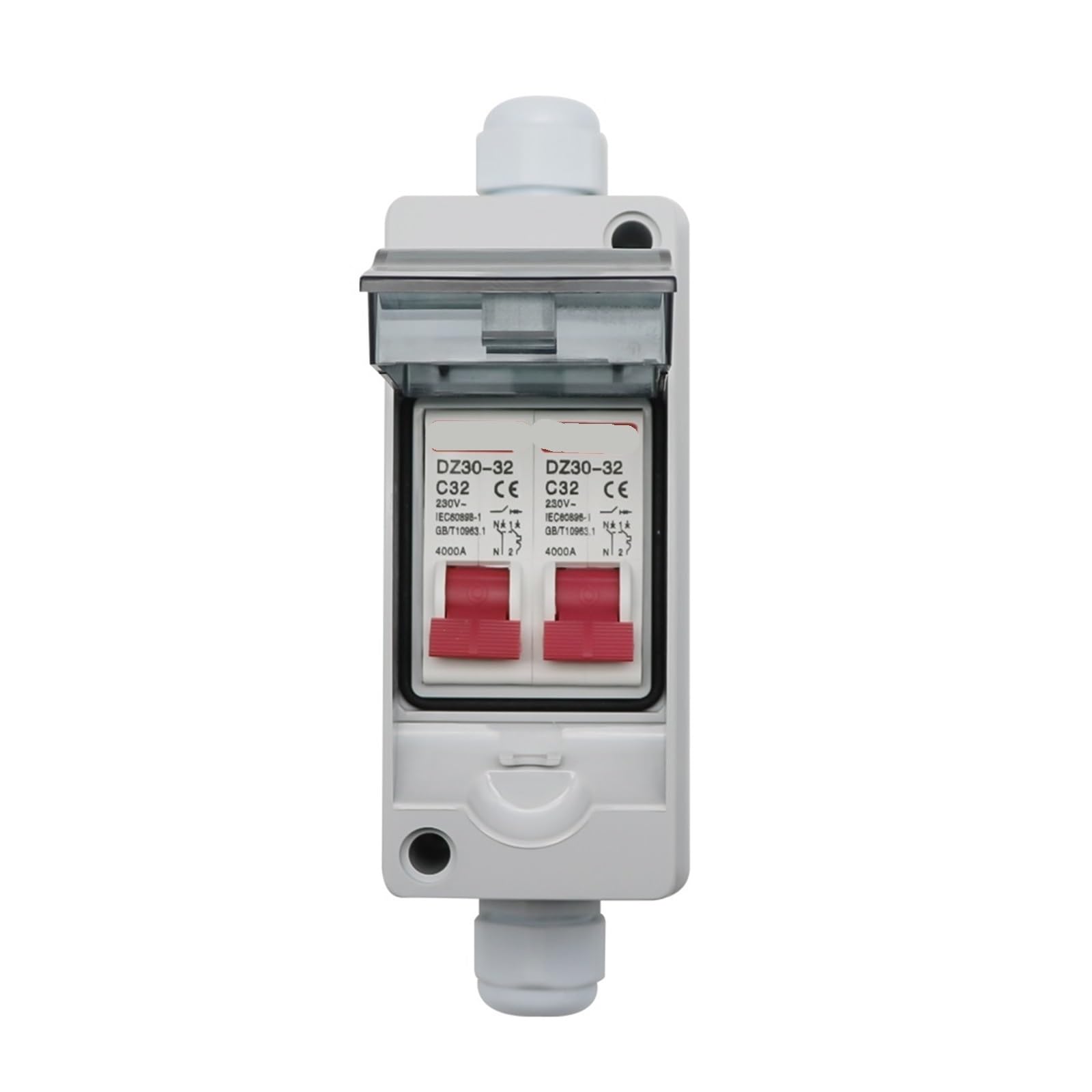 Disjoncteur DPN DZ30-32 1P+N 32A MCB rail DIN interrupteur air domestique