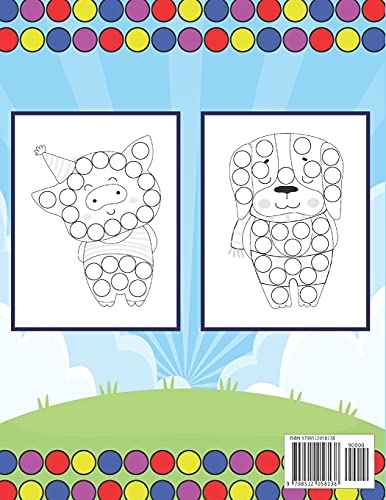 Punktmarker Tiere Malbuch für Kleinkinder: Dot Marker süße Tiere - Aktivitätsbuch für Kinder, Kleink