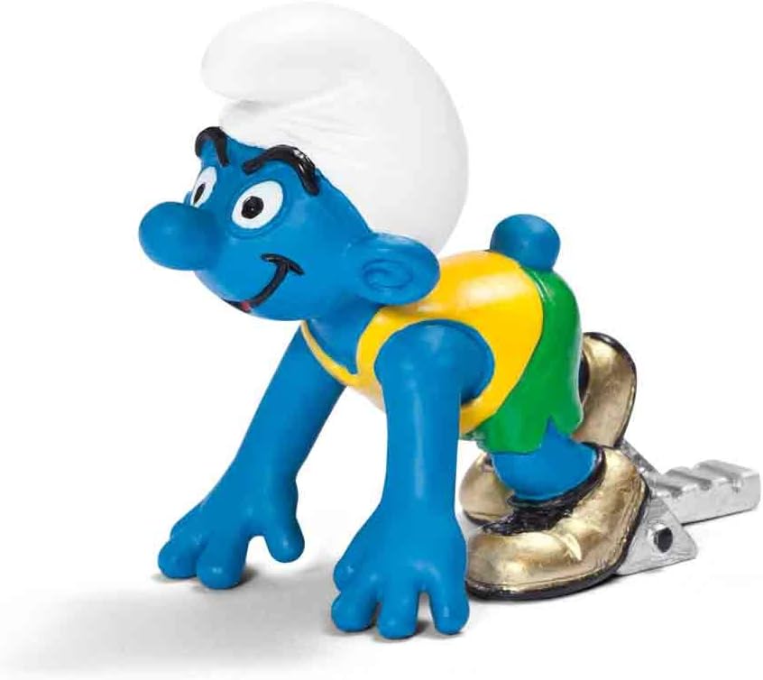 SchleichSprinter Smurf Figure