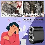 Automatic Hair Brush Cleaning Comb Tool, Professional Fast Electric Hair Round Brush Cleaner Machine Portable Professional Cleans Brushes, Remover for Removing Hair Dust Home&Salon Use - Image 4