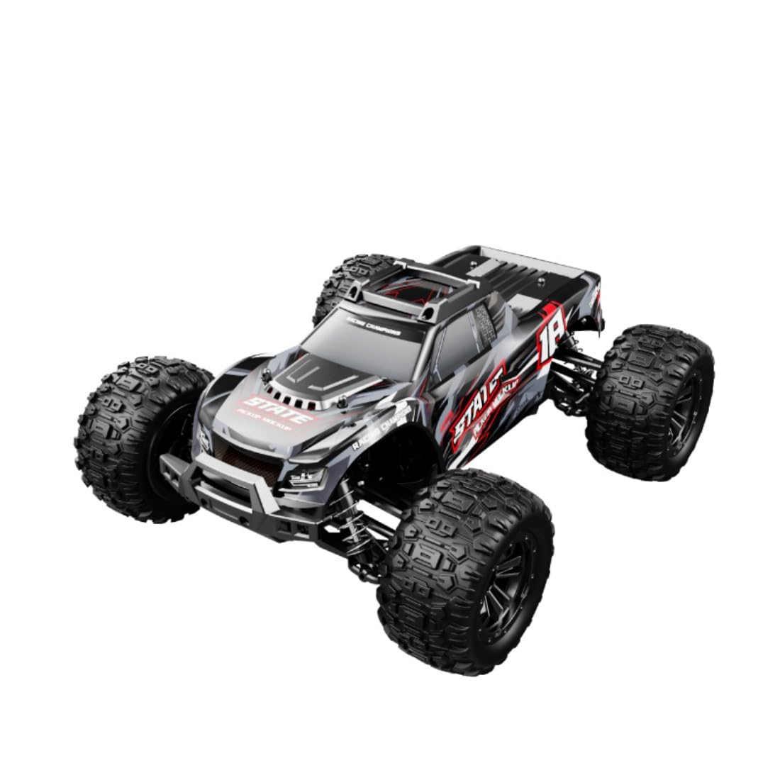 Camion radiocomandato 4WD 1:16, senza spazzole, 30 km/h, blu