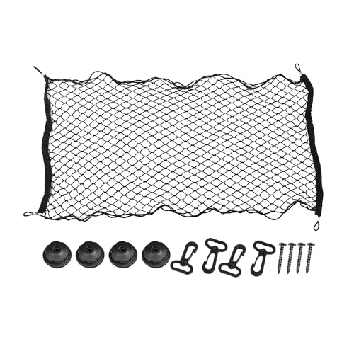 Filet de rangement arrière nylon pour stabiliser les bagages en voiture