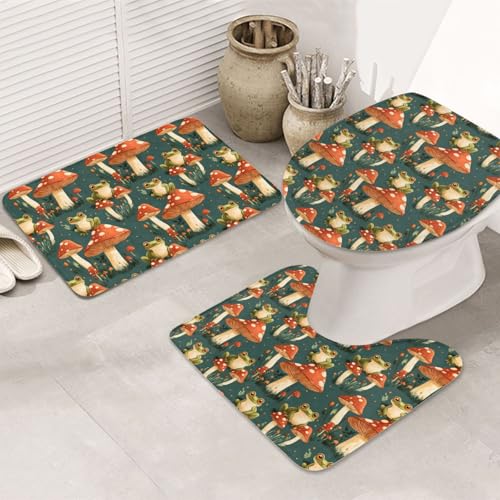 Tapis de bain absorbant et lavable en forme de U sécurité - 8
