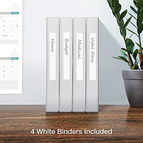 Oxford 79904 3 Ring Binders, Binders For School And Office, 1 Inch One-Touch Easy Open D Rings thumb #4