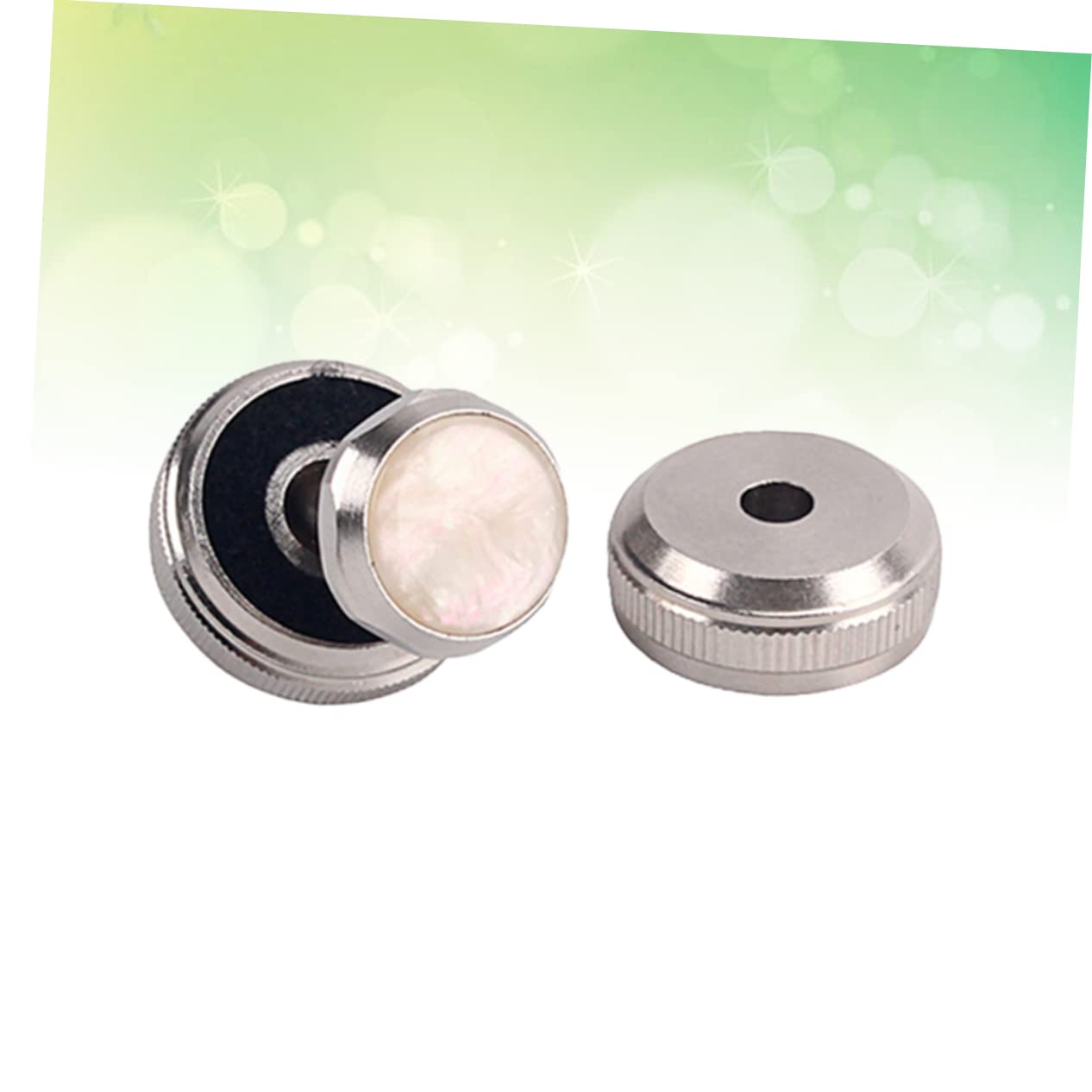 Levemolo Trumpet Mouthpiece Case Silver Screw Rod Cover Musical Instrument Accessories Trumpet Tool Easy to Use