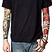 Toirxarn 8PCS Fake Tattoo Arm Sleeves – 8 Unique Designs, Stretchable & Breathable, UV Protection Temporary Tattoo Sleeves for Halloween, Sports, and Outdoor Activities