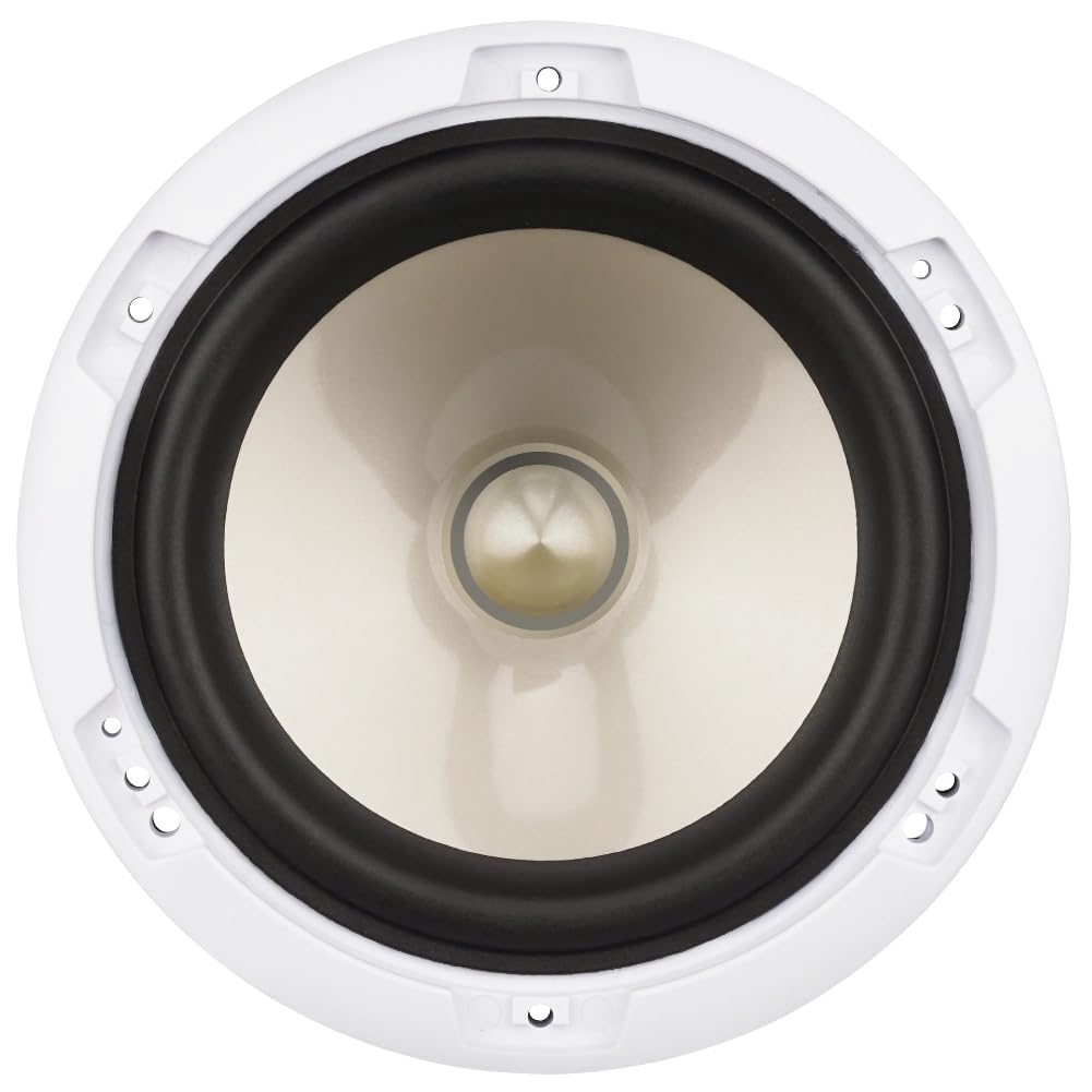 KIT SET PER BOSS AUDIO SYSTEMS MR652C, 2 altoparlanti marini coassiali, sistema 2 vie, da 16,5 cm 165 mm 6,5", 175 watt rms 350 watt max, 4 ohm, 90 db, impermeabili, waterproof, barca, mare, a coppia