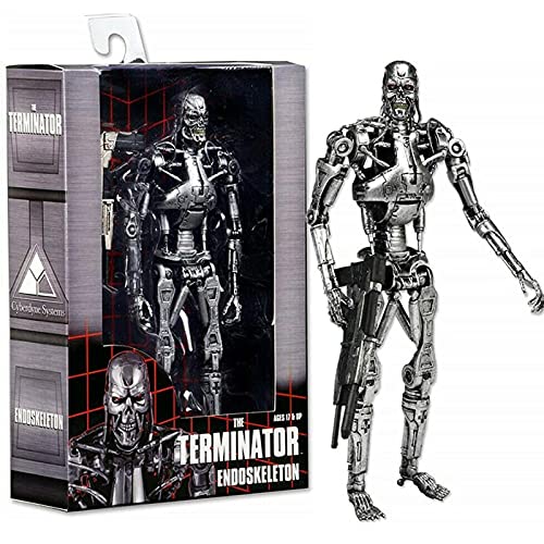 HNTOY The Terminator T800 Action Figure Endoskeleton Future Warrior Hand Mechanical Skeleton PVC Toy