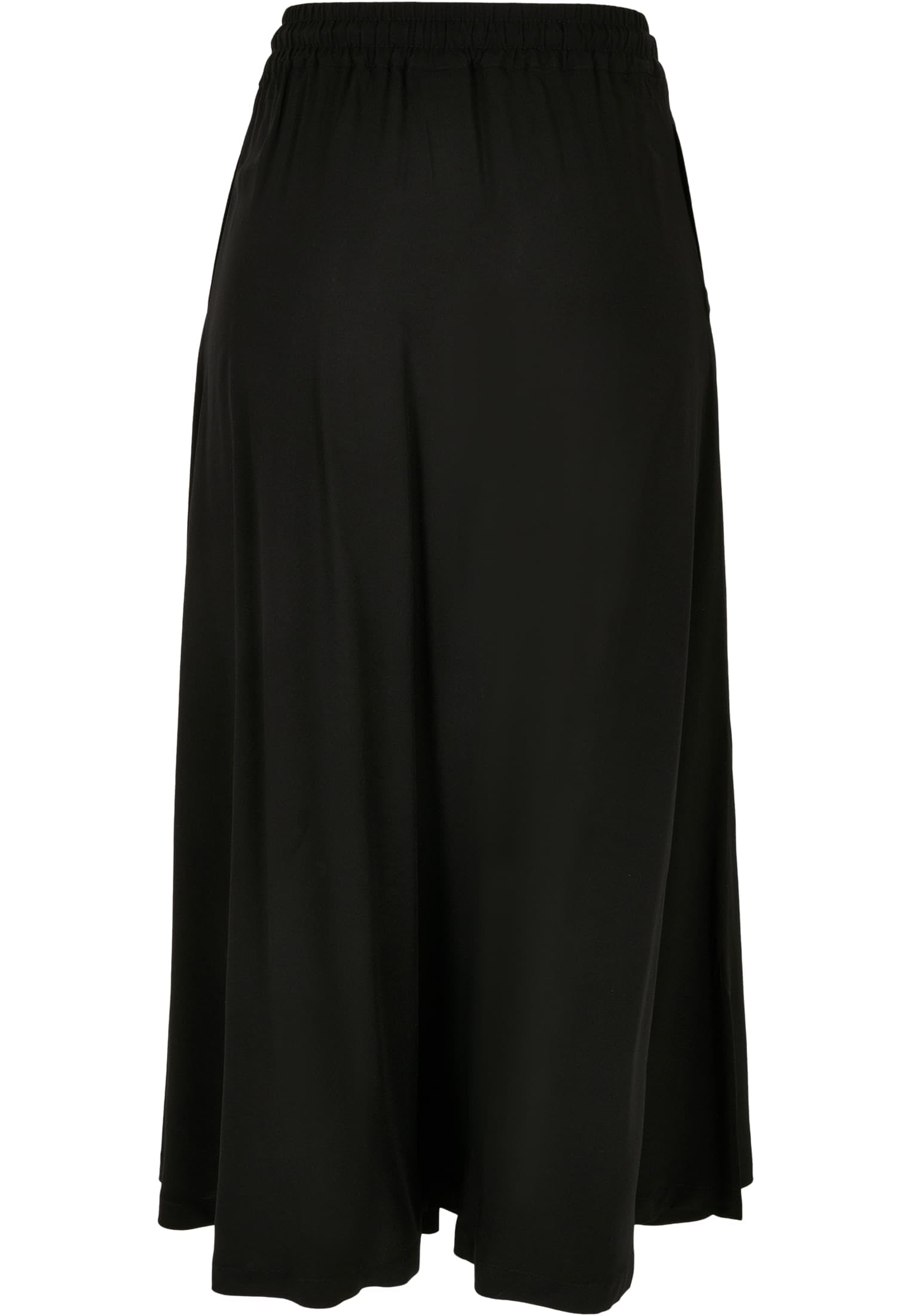 Urban Classics Ladies' Viscose Midi Skirt Donna Gonna Lunga Nero 100% Viscosa